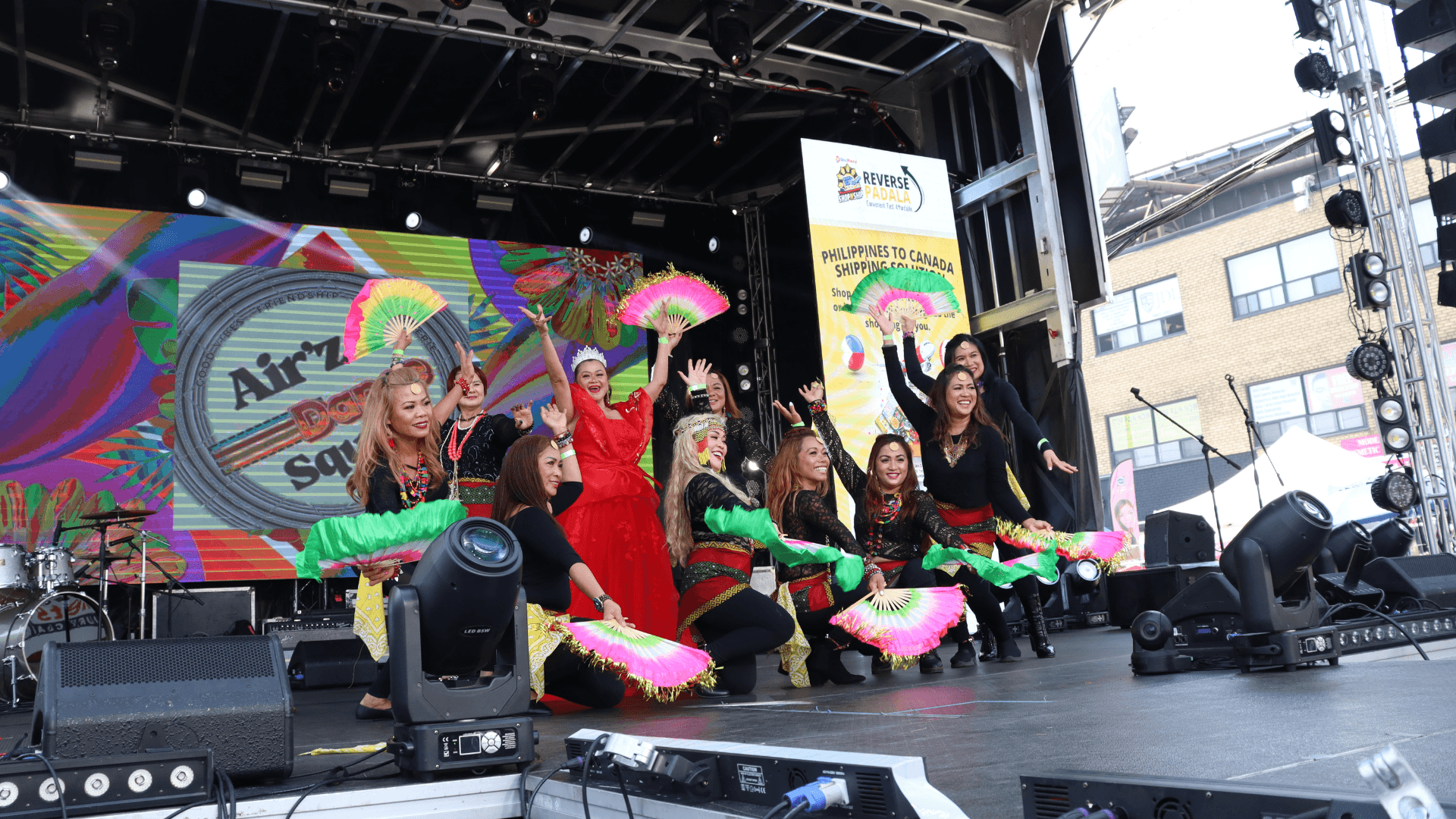 Three Entertainment Stages